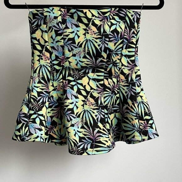 Lily Morgan Strapless Sweetheart Peplum Top - Small - Picture 2 of 9